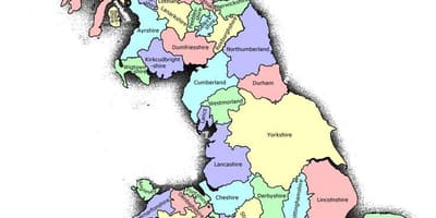 英国的英国地图